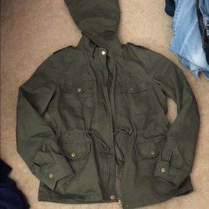 army green jacket